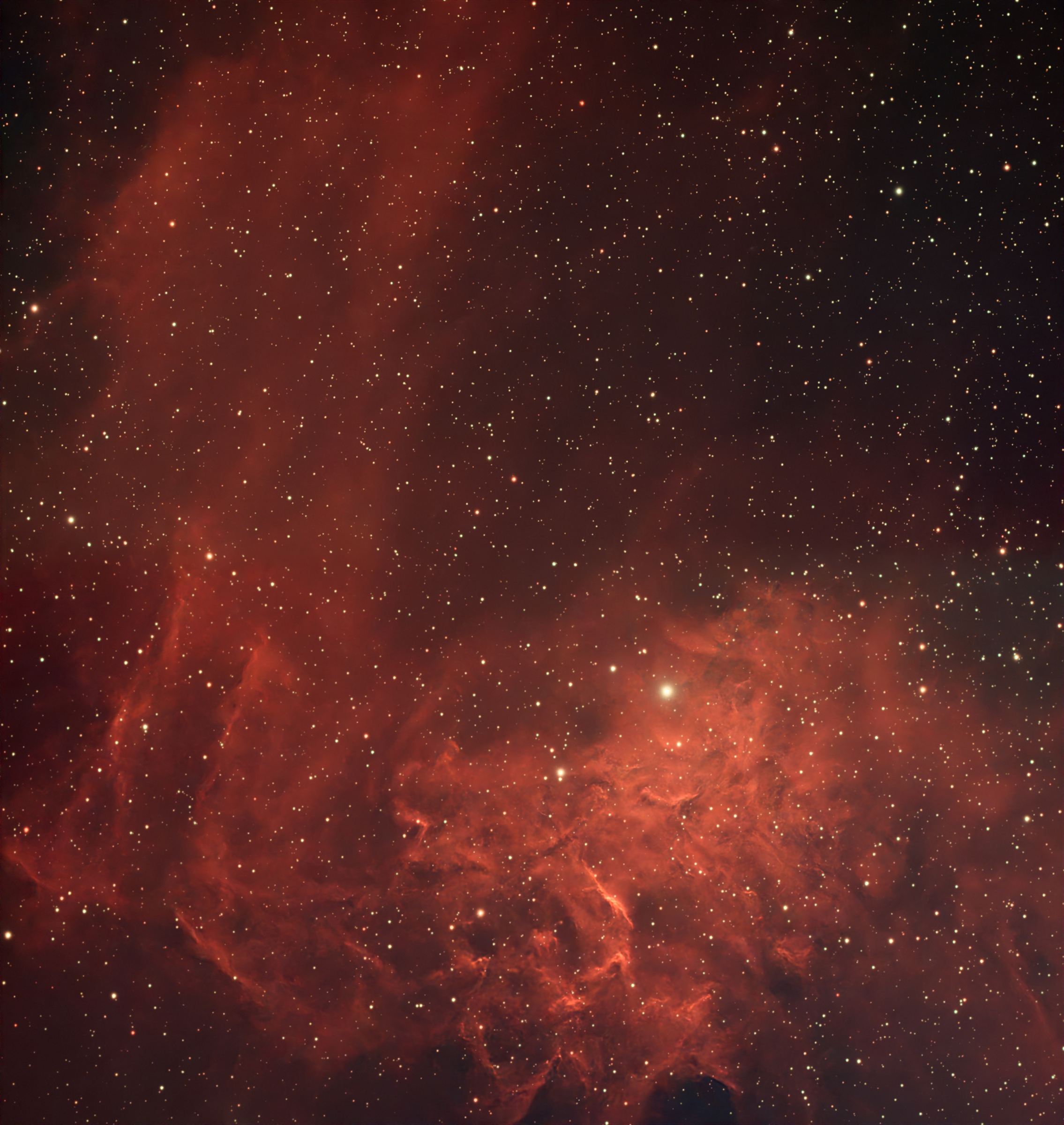 The Flaming Star Nebula