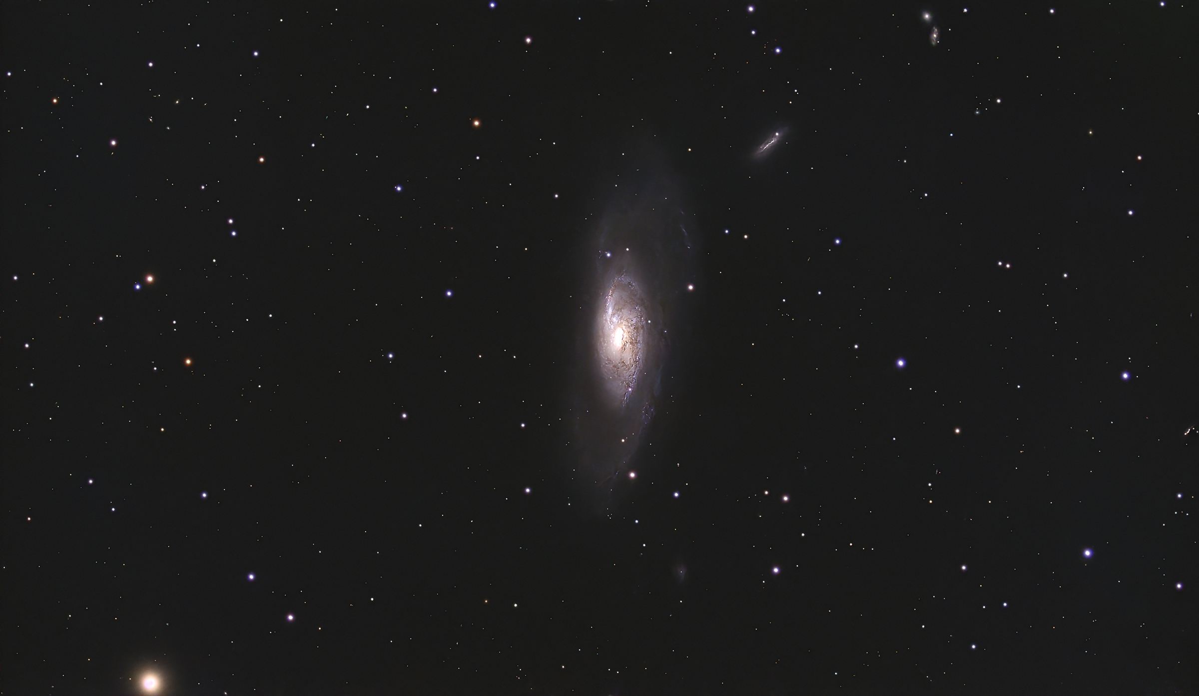 Messier 106, a spiral galaxy